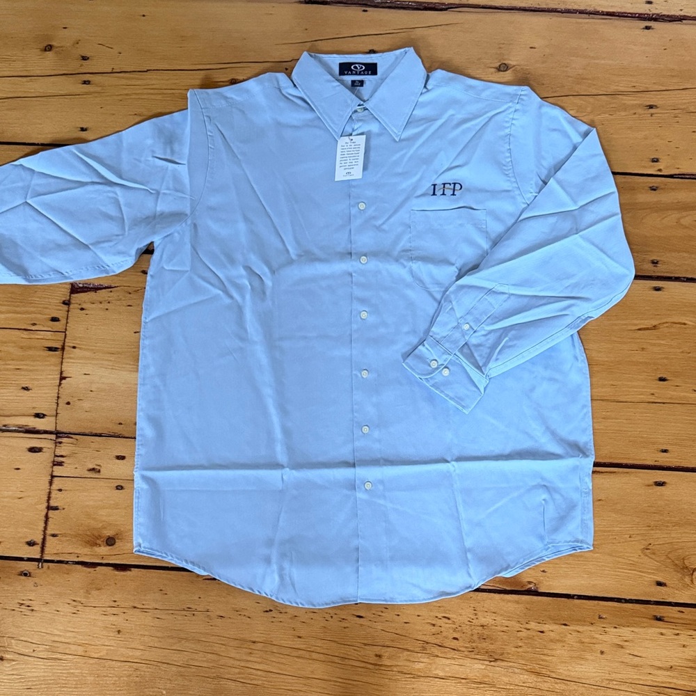 New Light Blue Men's Dress Shirt